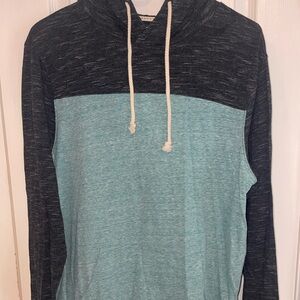 Urban Pipeline Men's Hoodie - Black and Blue